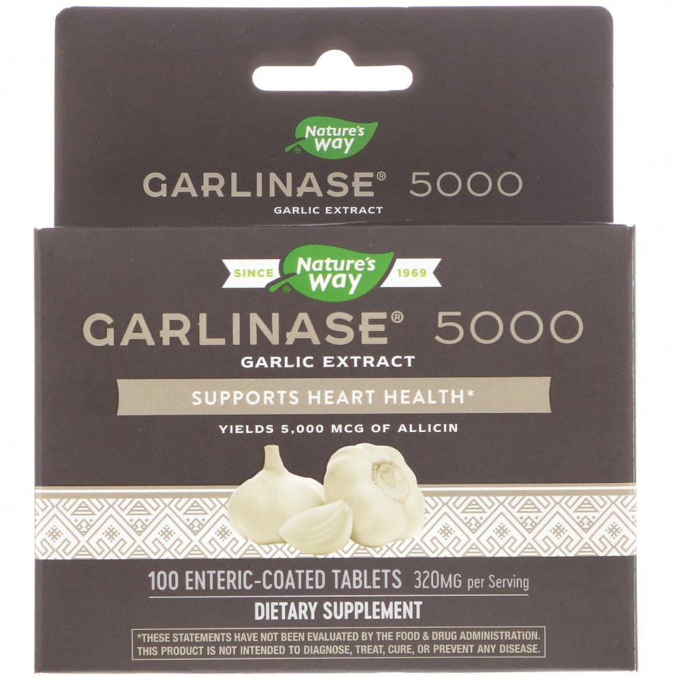 Nature's Way, Garlinase 5000, 320 , 100 ,  -   5400