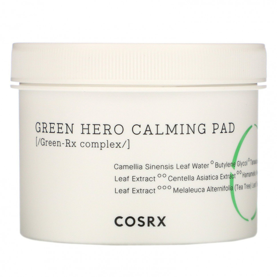  IHerb () Cosrx, One Step Green Hero Calming Pad,  , 70 ., 135  (4,56 . ), ,    3710 