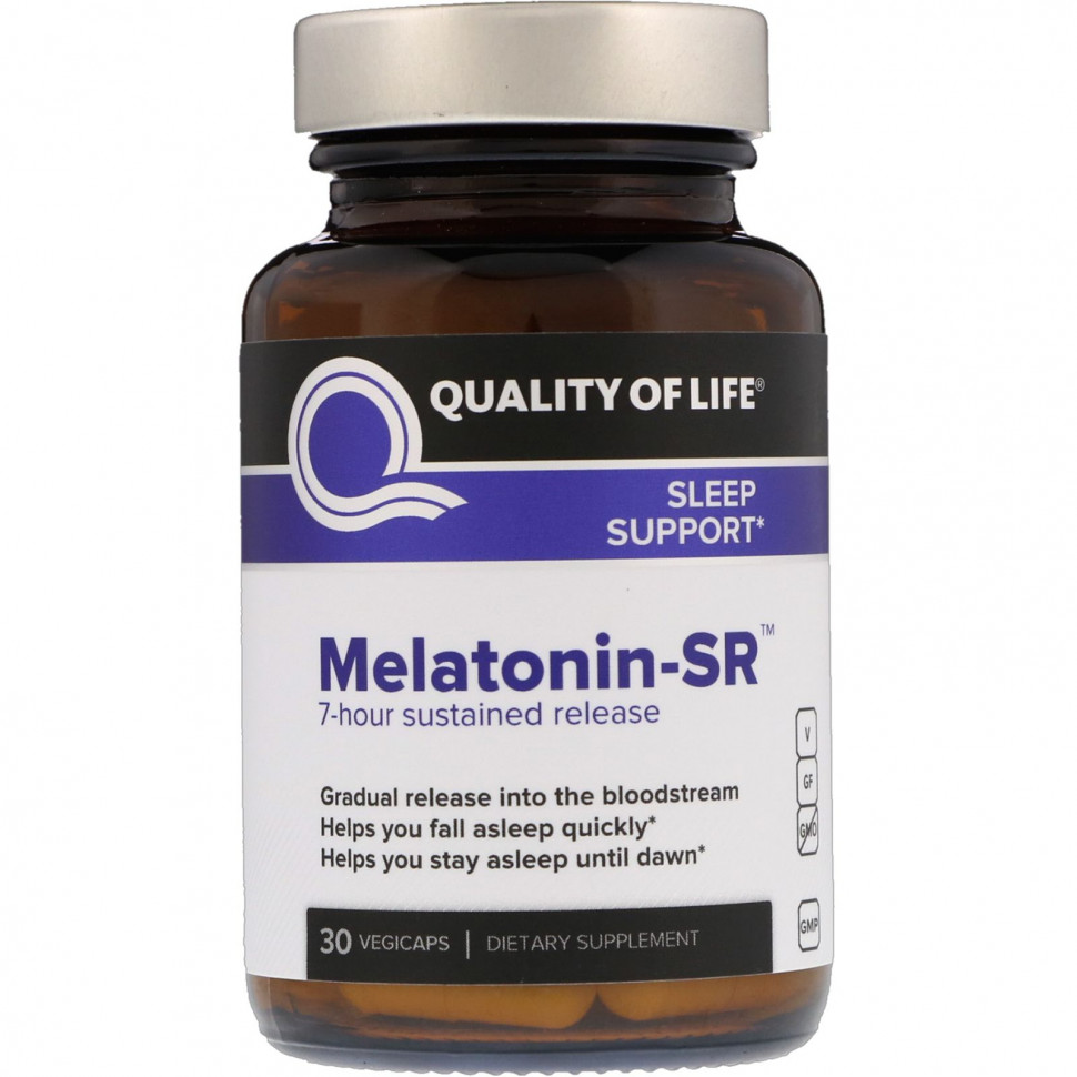 Quality of Life Labs, Melatonin-SR, 30      2690