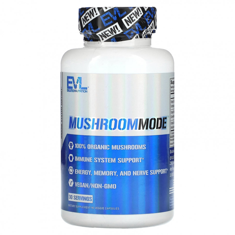 EVLution Nutrition, MushroomMode, 90    2260