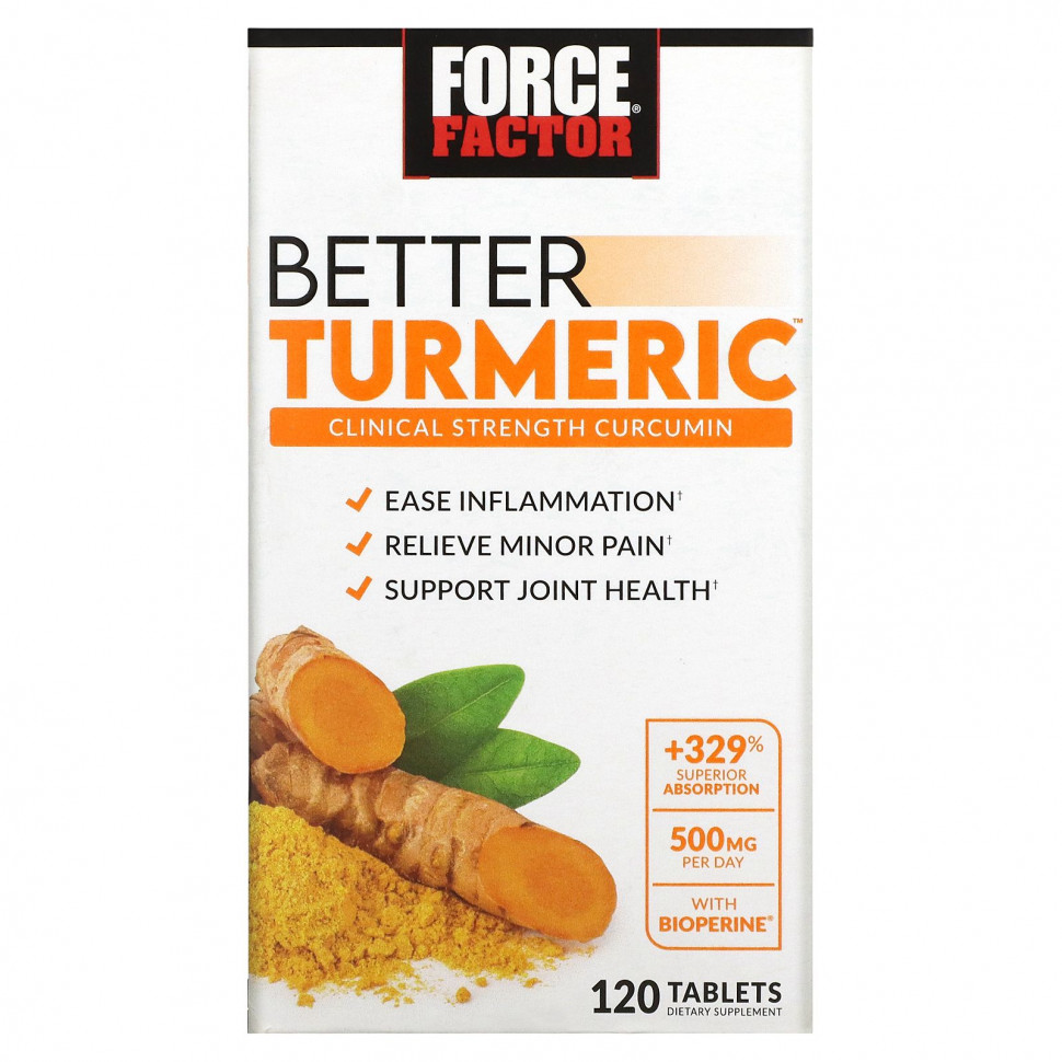 Force Factor, Better Turmeric, 120   4010