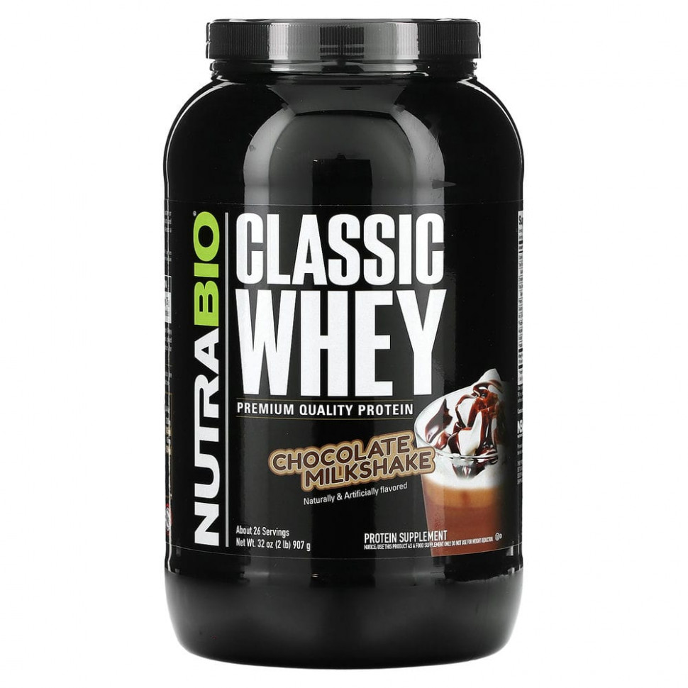 Nutrabio Labs, Classic Whey Protein,   , 907  (2 )  7340