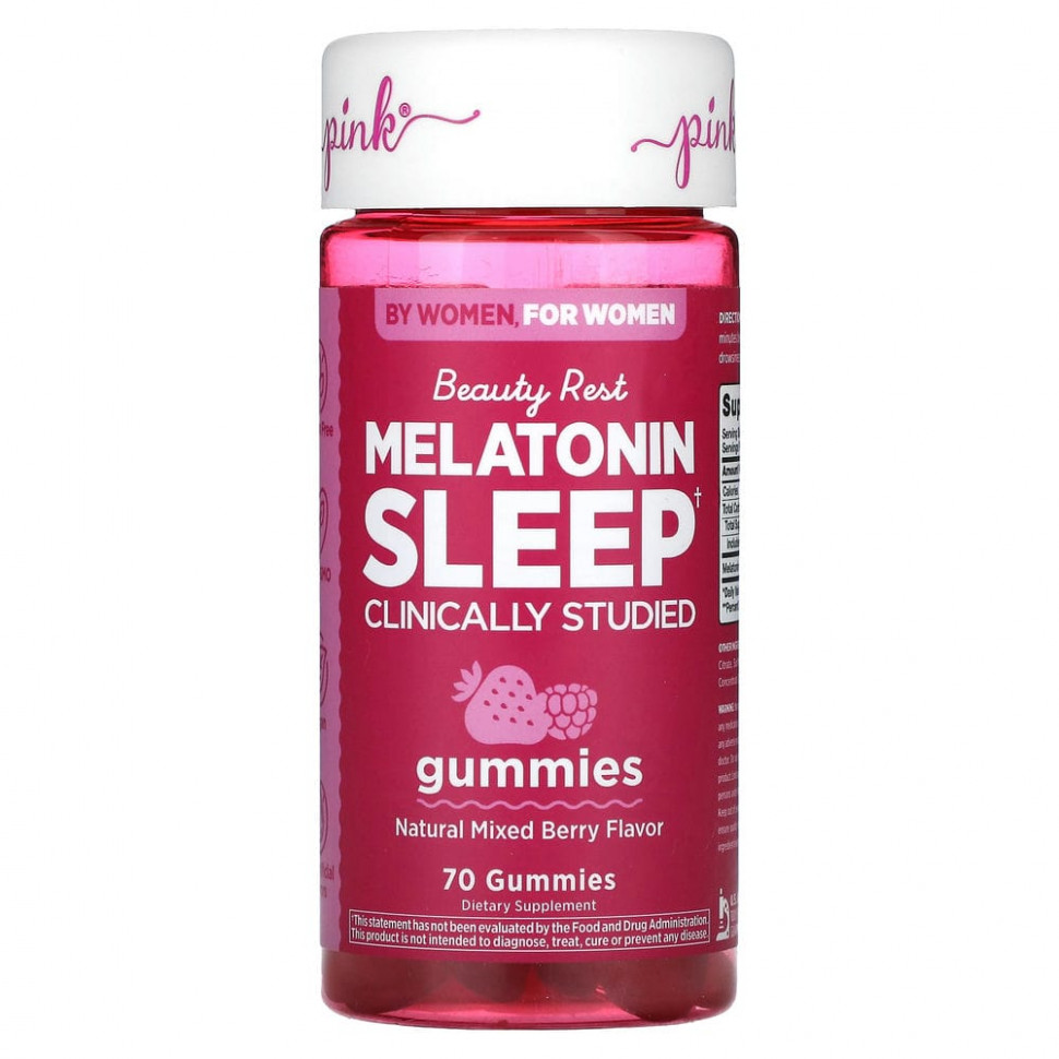 Pink, Beauty Rest Melatonin Sleep,   , 70    2350