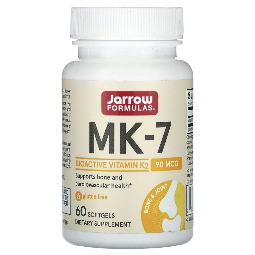 Jarrow Formulas, MK-7, 90 , 60   4130