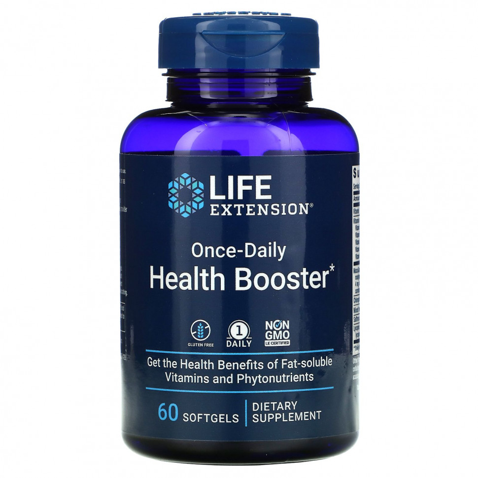  IHerb () Life Extension, Once-Daily Health Booster, 60  , ,    7020 