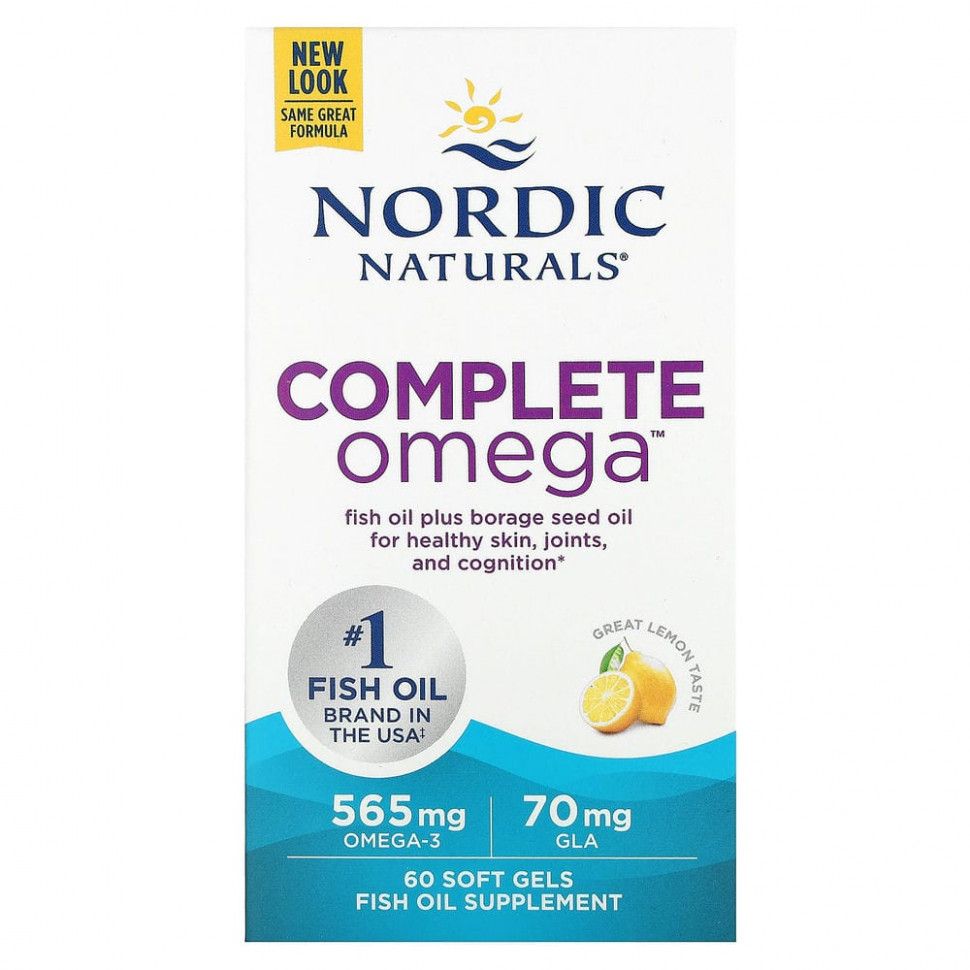 Nordic Naturals, Complete Omega, , 60    3360