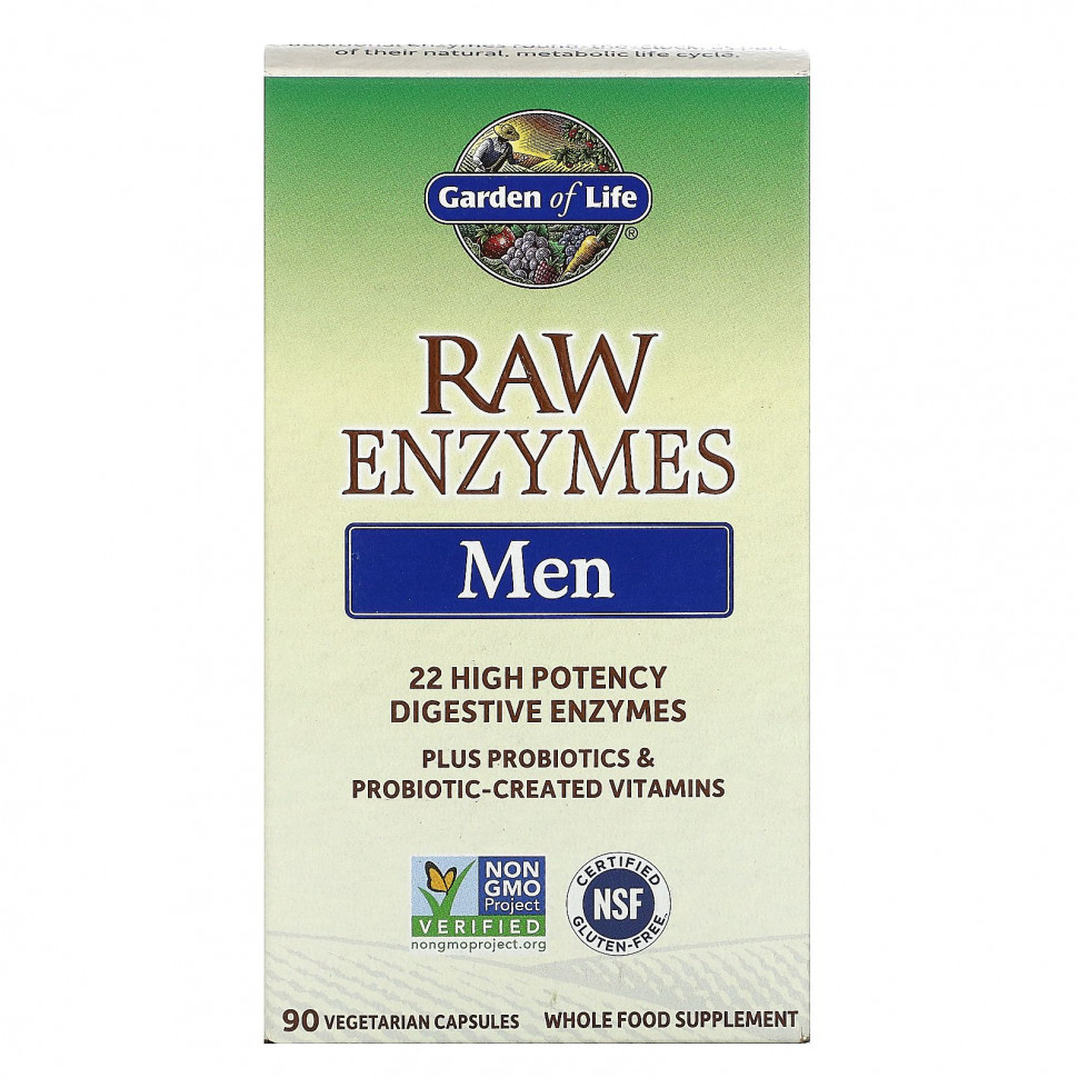 Garden of Life, RAW Enzymes,   , 90    8120