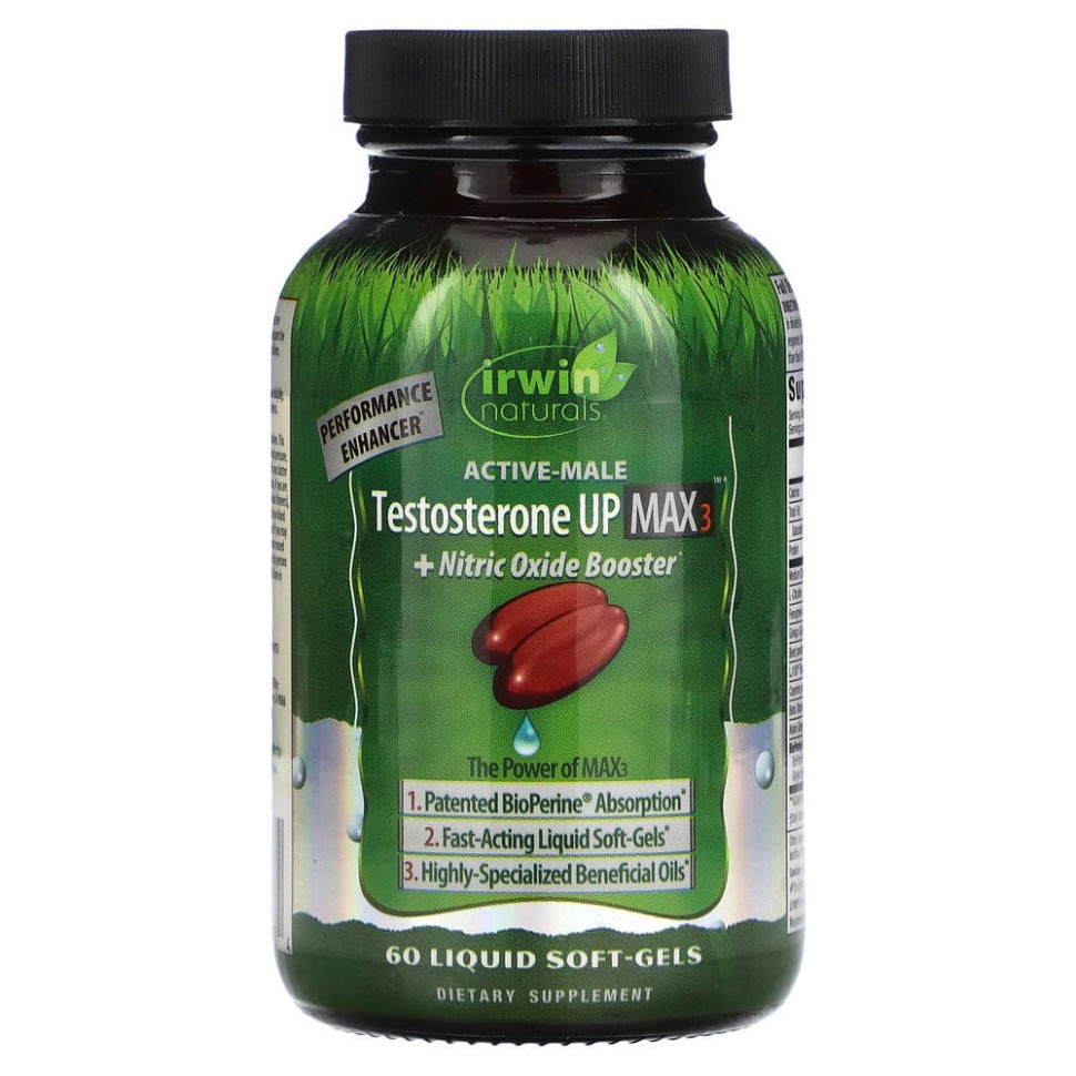 Irwin Naturals, Testosterone Up Max 3 +    , 60    6570