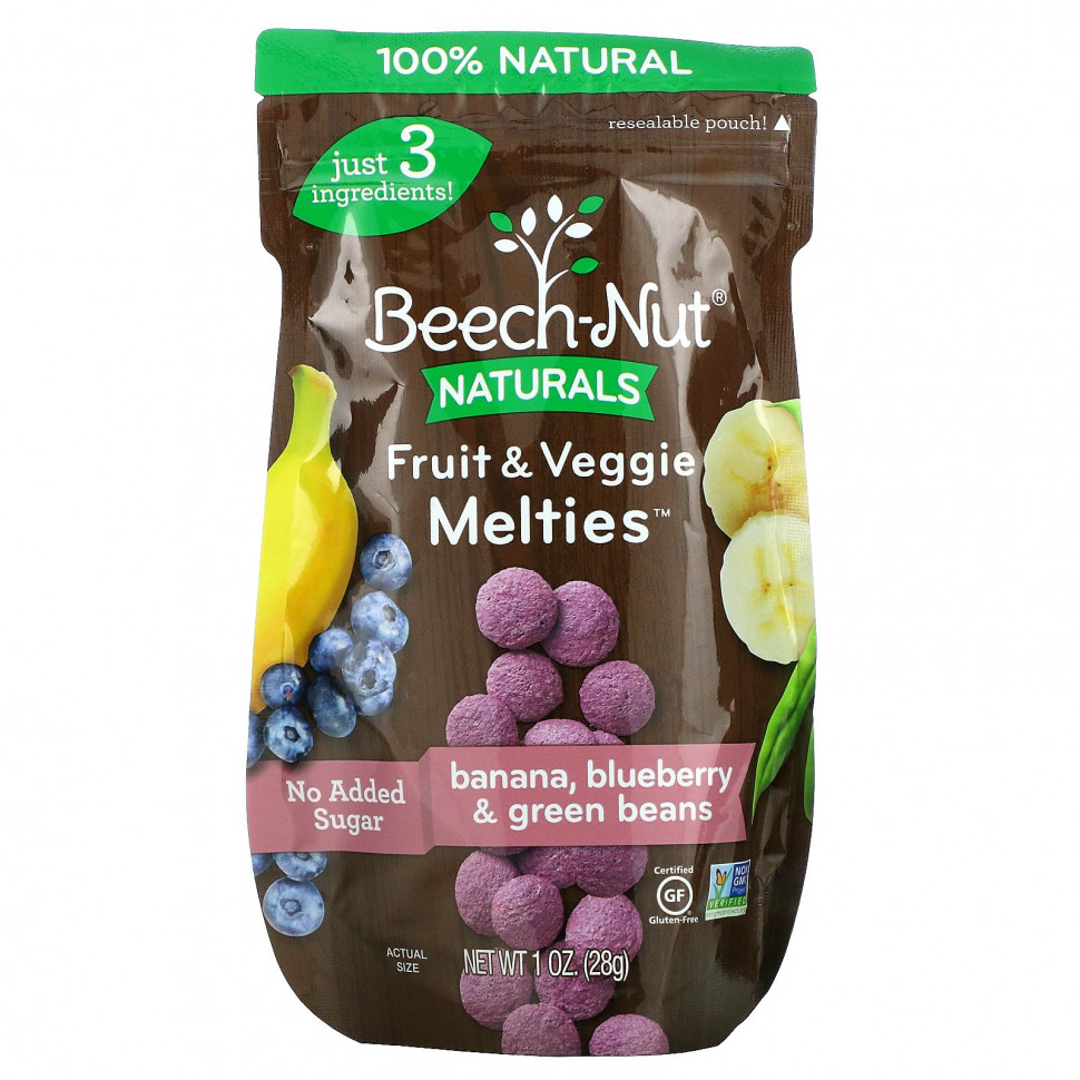 Beech-Nut, Fruit & Veggie Melties, Stage 3, ,    , 28  (1 )  960