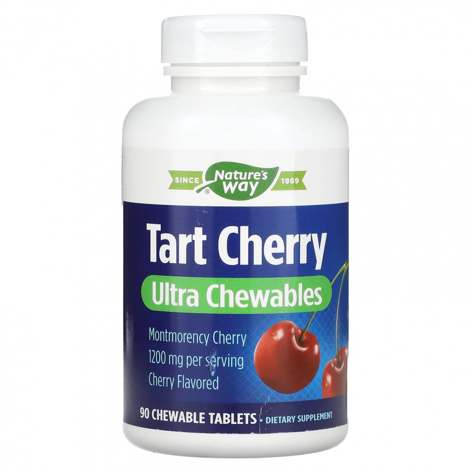 Nature's Way, Tart Cherry, Ultra Chewable, , 400 , 90    4370