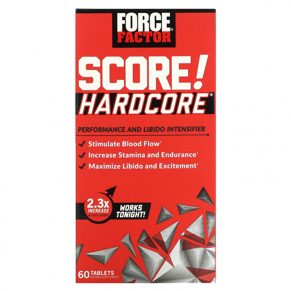 Force Factor, Score! Hardcore`` 60   4320