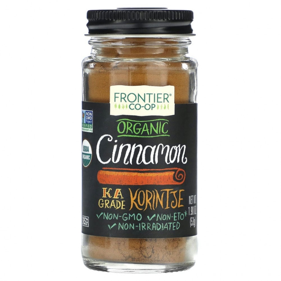 Frontier Co-op, Organic Cinnamon, 1.9 oz (53 g)  1250