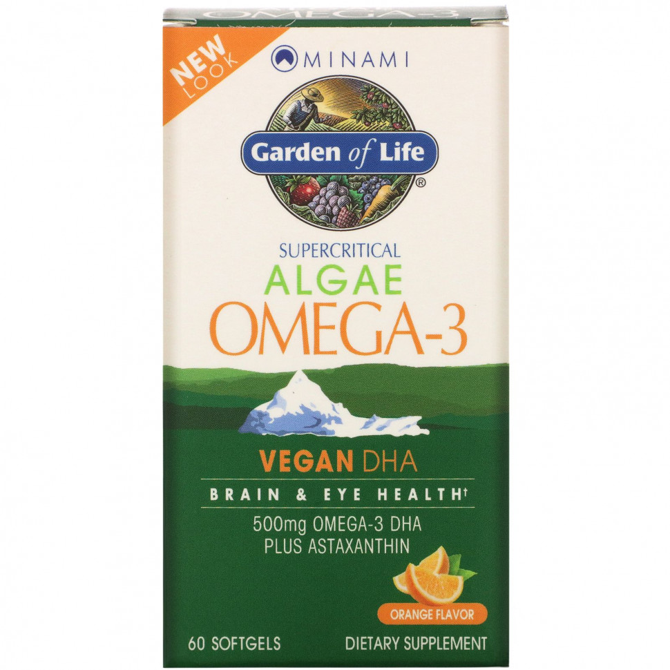 Minami Nutrition, Algae Omega-3,  , 60    6480