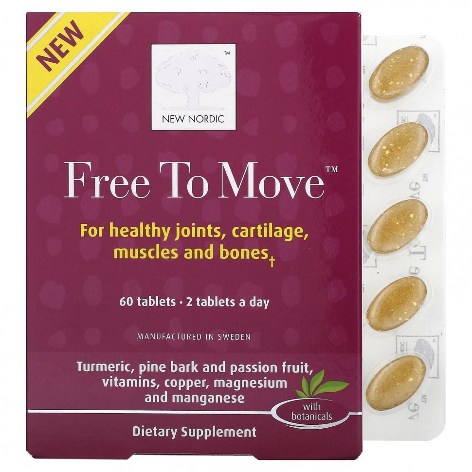  IHerb () New Nordic US Inc, Free to Move, 60 , ,    5070 