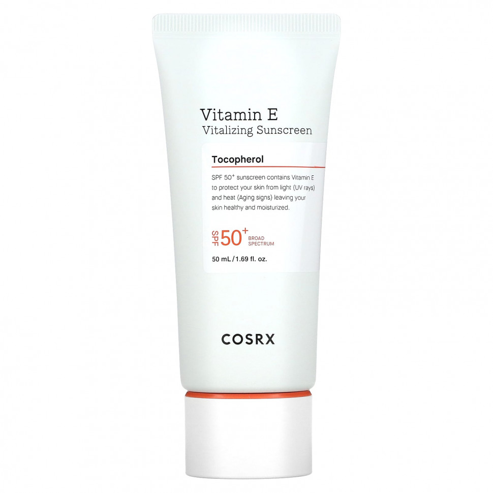 CosRx, Vitamin E, Vitalizing Sunscreen, SPF 50+, 1.69 fl oz (50 ml)  4560