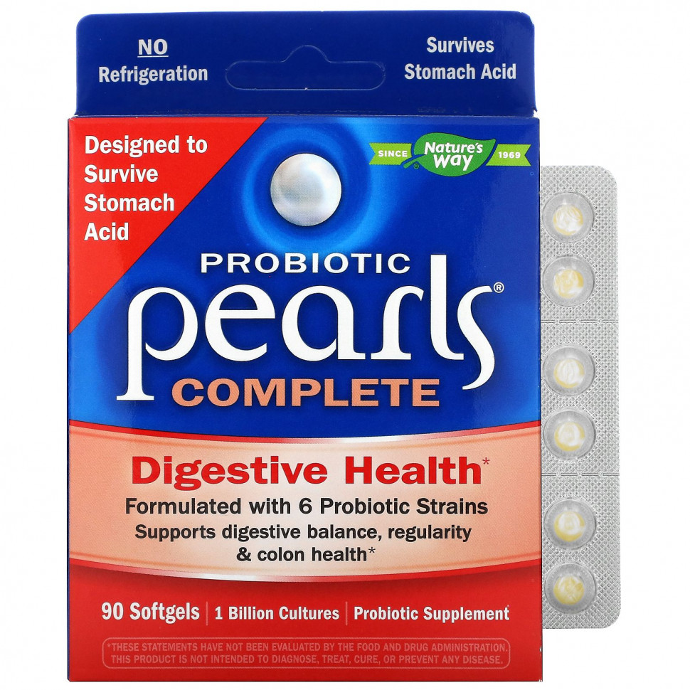 Nature's Way, Probiotic Pearls Complete, , 90   7120