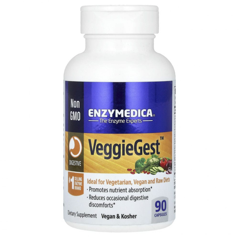 Enzymedica, VeggieGest, (  Gastro), 90   5790