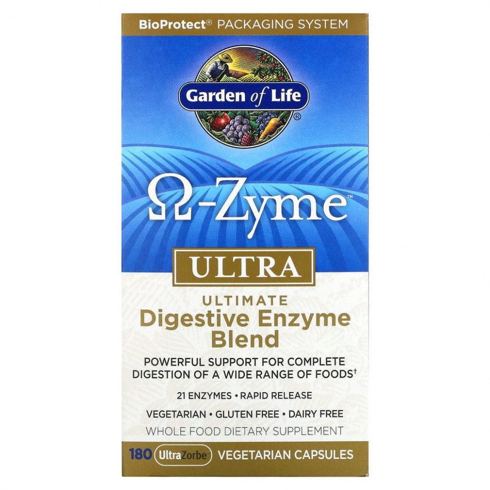 Garden of Life, ?-Zyme, Ultra,   , 180   UltraZorbe  13780