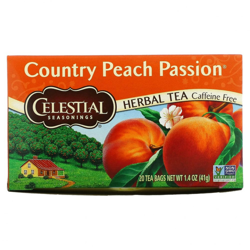 Celestial Seasonings,  , Country Peach Passion,  , 20  , 41  (1,4 )  1010