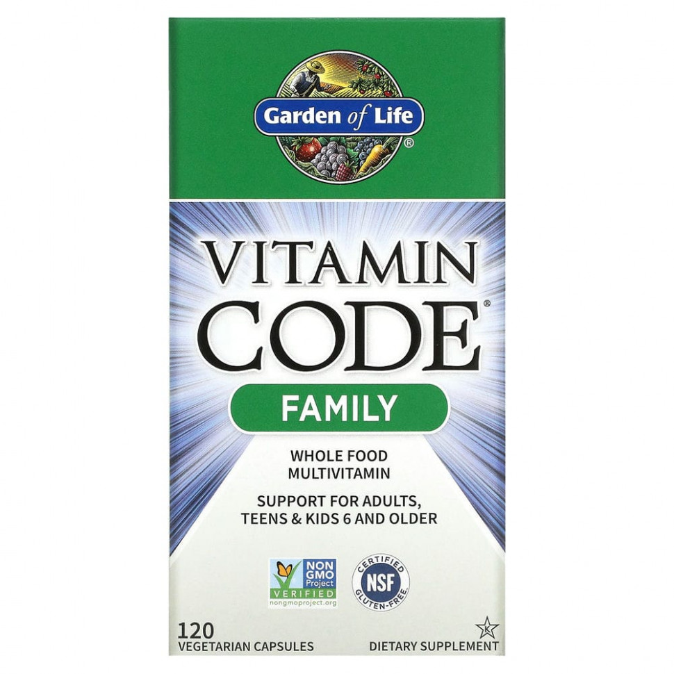 Garden of Life, Vitamin Code,        , 120    6890