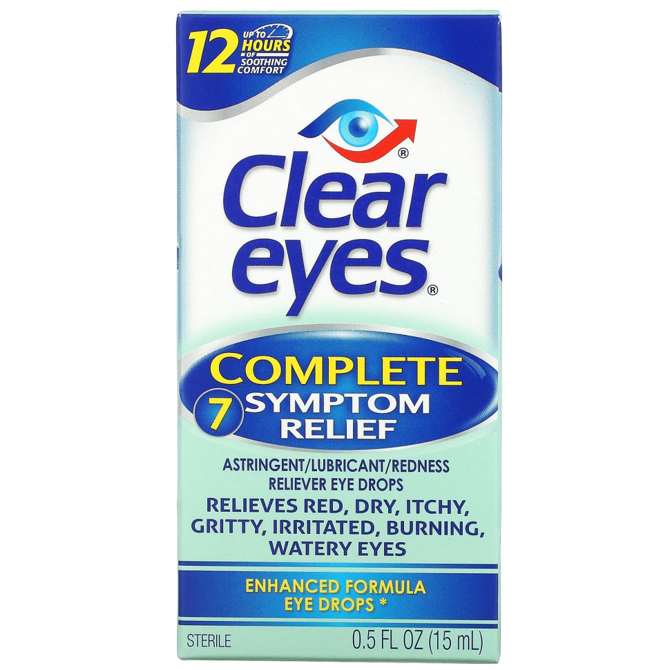 Clear Eyes, Complete 7 Symptom Relief,   /  /    ,  , 15  (0,5 . )  1520