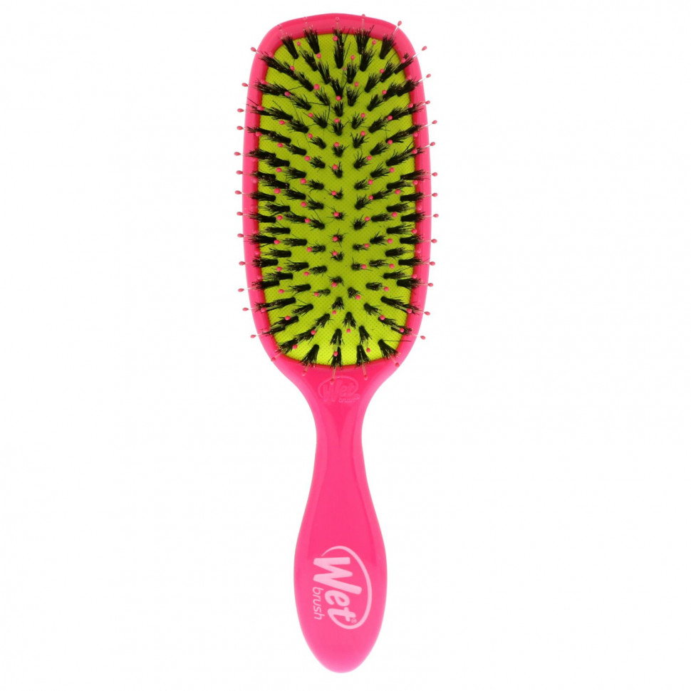Wet Brush, Shine Enhancer Brush, Pink, 1 Brush  2180