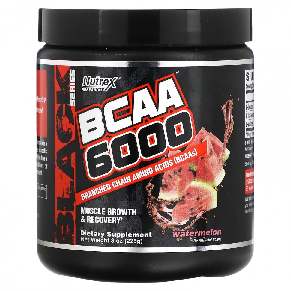 Nutrex Research, BCAA 6000, , 225  (8,2 )  4550