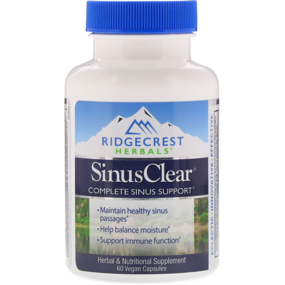 RidgeCrest Herbals, SinusClear, 60    4540