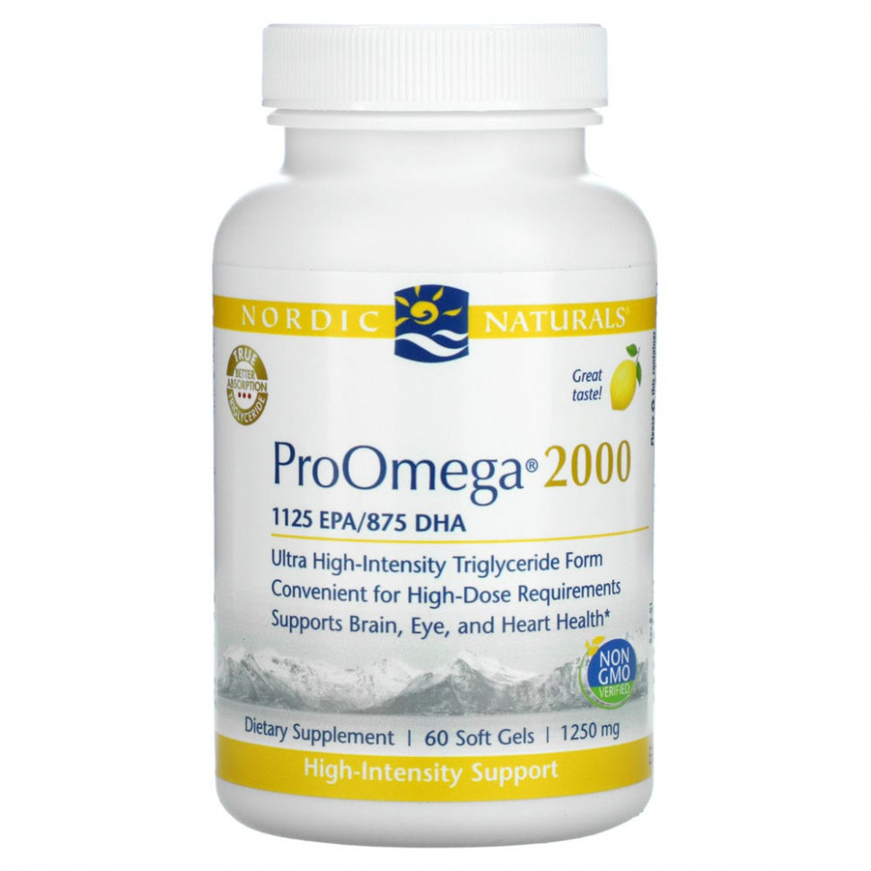 Nordic Naturals, ProOmega 2000, , 1250 , 60     7760