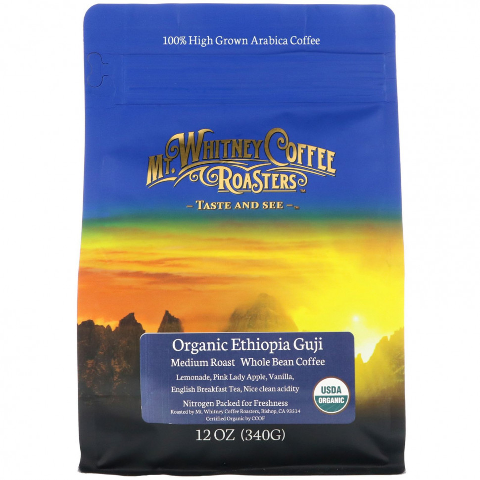 Mt. Whitney Coffee Roasters, Organic Ethiopia Guji,    ,  , 340  (12 )  3000