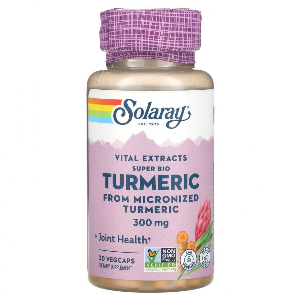 Solaray, Vital Extracts Super Bio Turmeric, 300 , 30    3100