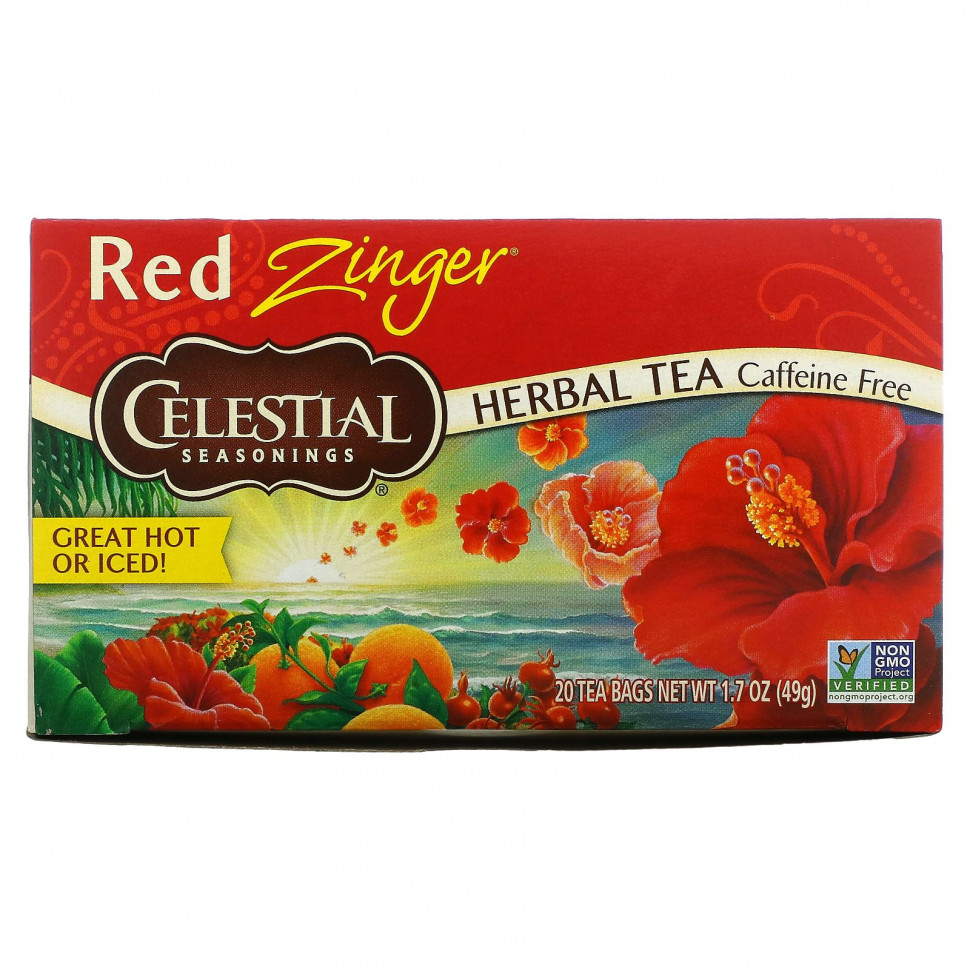 Celestial Seasonings,  , Red Zinger,  , 20  , 49  (1,7 )  1010