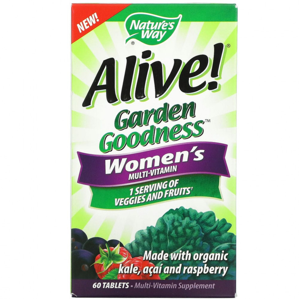 Nature's Way, Alive! Garden Goodness,   , 60   3410