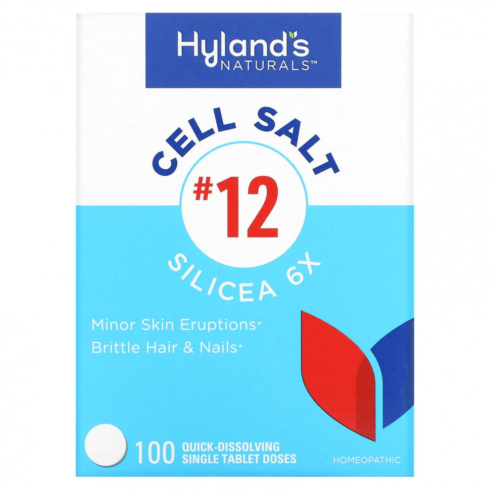 Hyland's, Cell Salt # 12, Silicea 6X, 100    2900