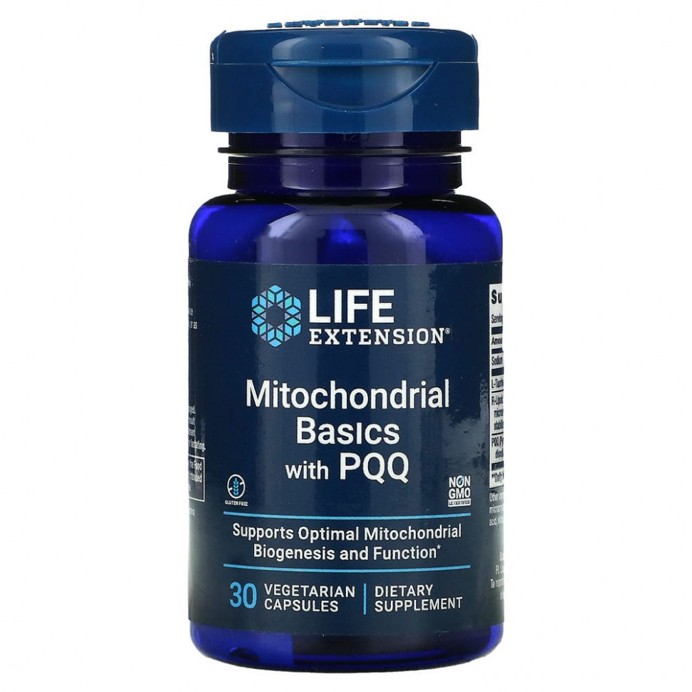 Life Extension, Mitochondrial Basics  PQQ, 30   4460