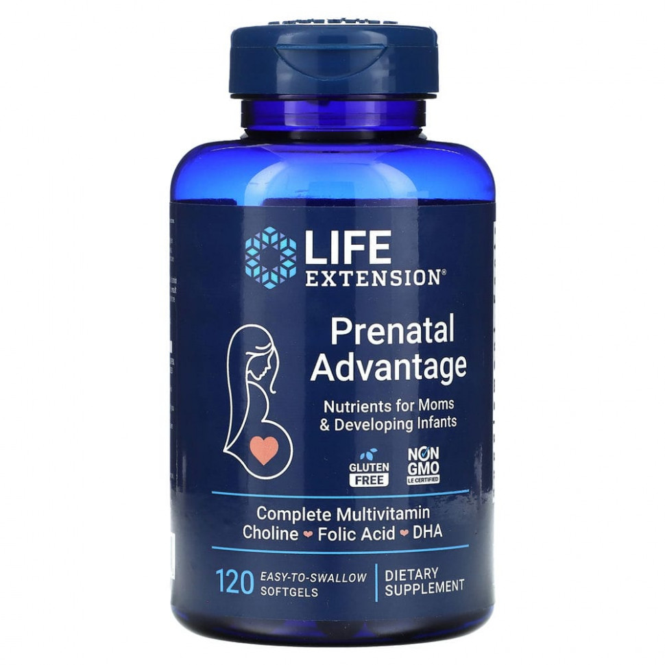 Life Extension, Prenatal Advantage, 120     3260