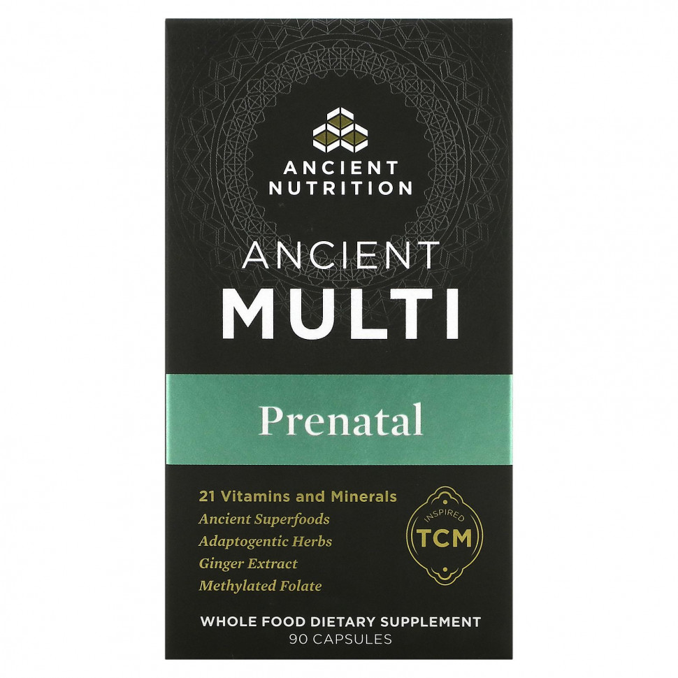 Dr. Axe / Ancient Nutrition, Ancient Multi Prenatal, 90   7280