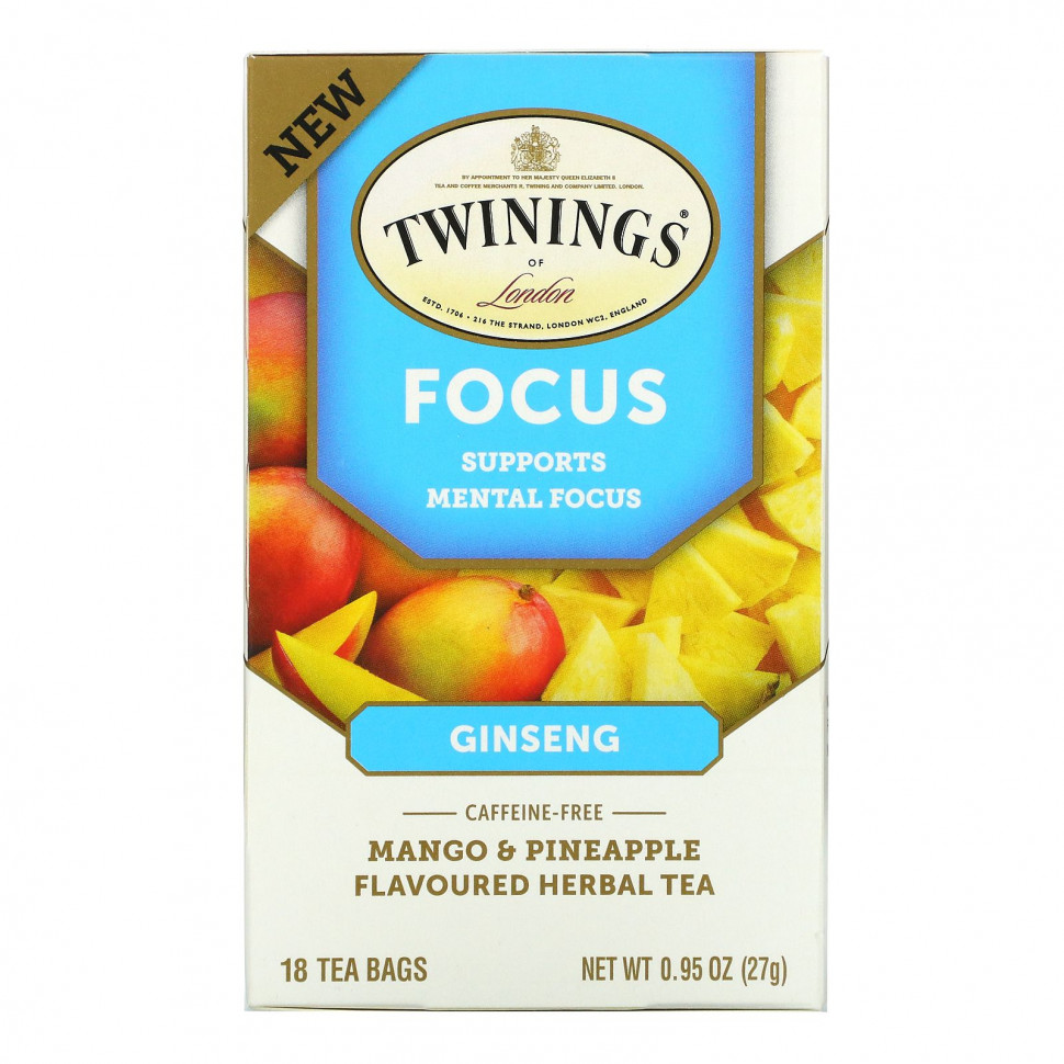 Twinings, Focus Herbal Tea,    ,   ,  , 18  , 27  (0,95 )  1240