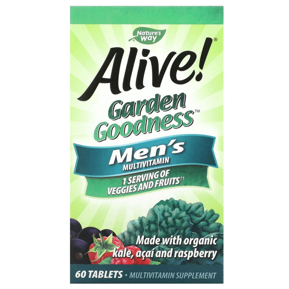 Nature's Way, Alive! Garden Goodness,   , 60   3410