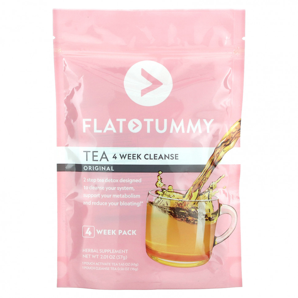 Flat Tummy, Tea, 4 Week Cleanse, Original, 57  (2,01 )  4730