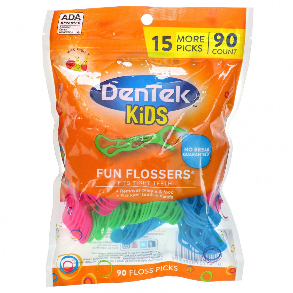  IHerb () DenTek, Kids Fun Flossers,  , 90 , ,    840 