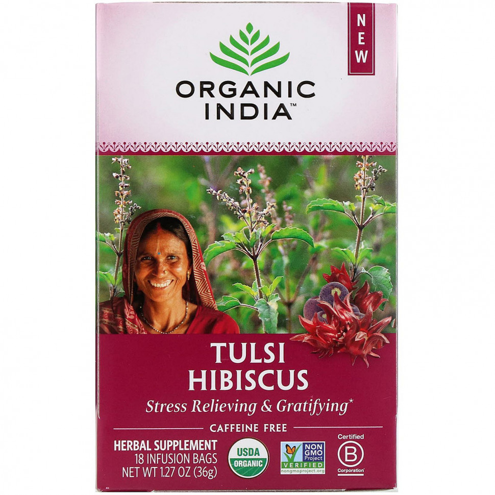 Organic India, Tulsi Tea, ,  , 18   , 36  (1,27 )  1210