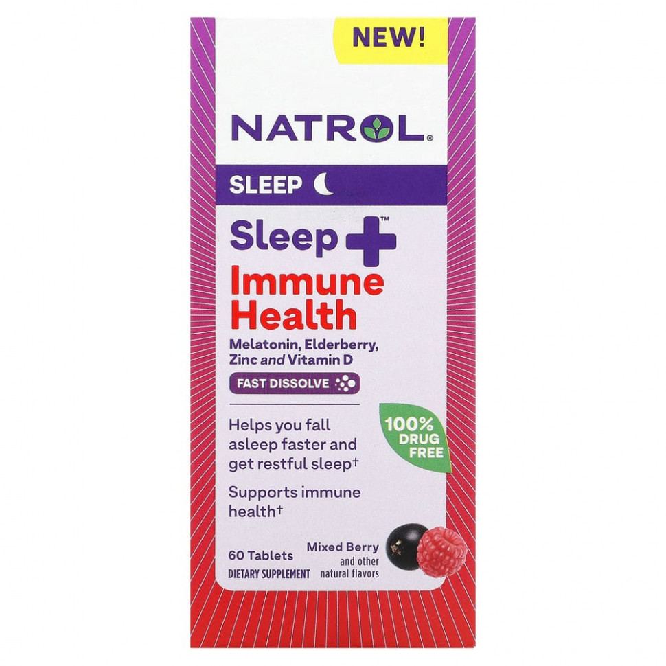 Natrol, Sleep + Immune Health,  , 60   2300