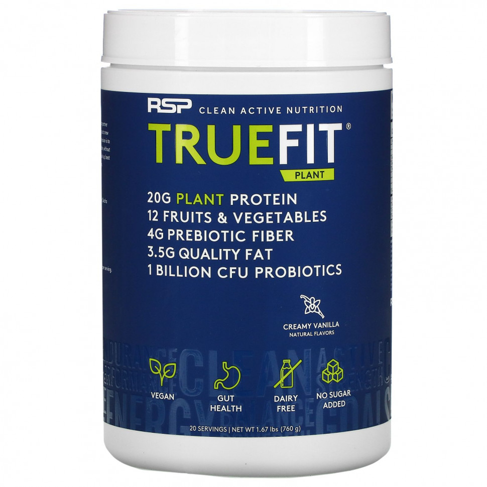 RSP Nutrition, TrueFit Plant Protein Shake,  , -, 1,67  (760 )  8390