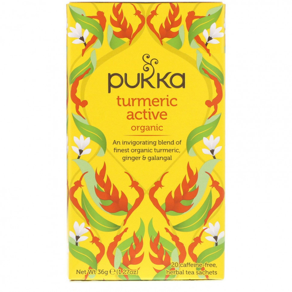 Pukka Herbs, Organic Turmeric Active,  , 20   , 36  (1,27 )  1230