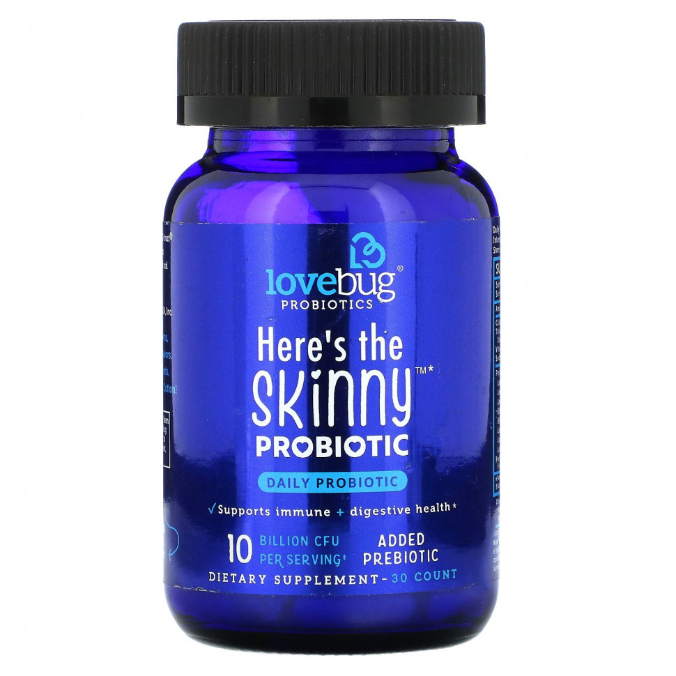 LoveBug Probiotics, Here's The Skinny, , 10  , 30   4800