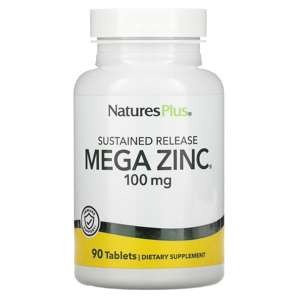 NaturesPlus, Mega Zinc,  , 100 , 90   3710