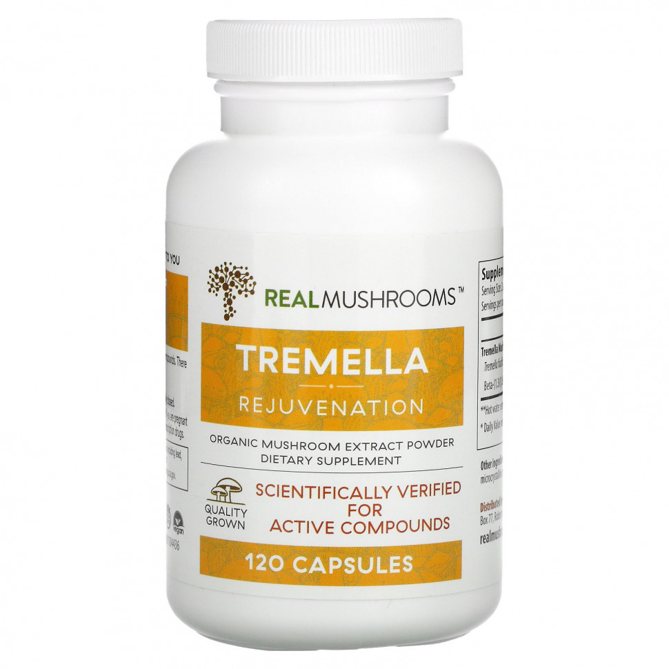  IHerb () Real Mushrooms, Tremella, `` 120 , ,    5020 