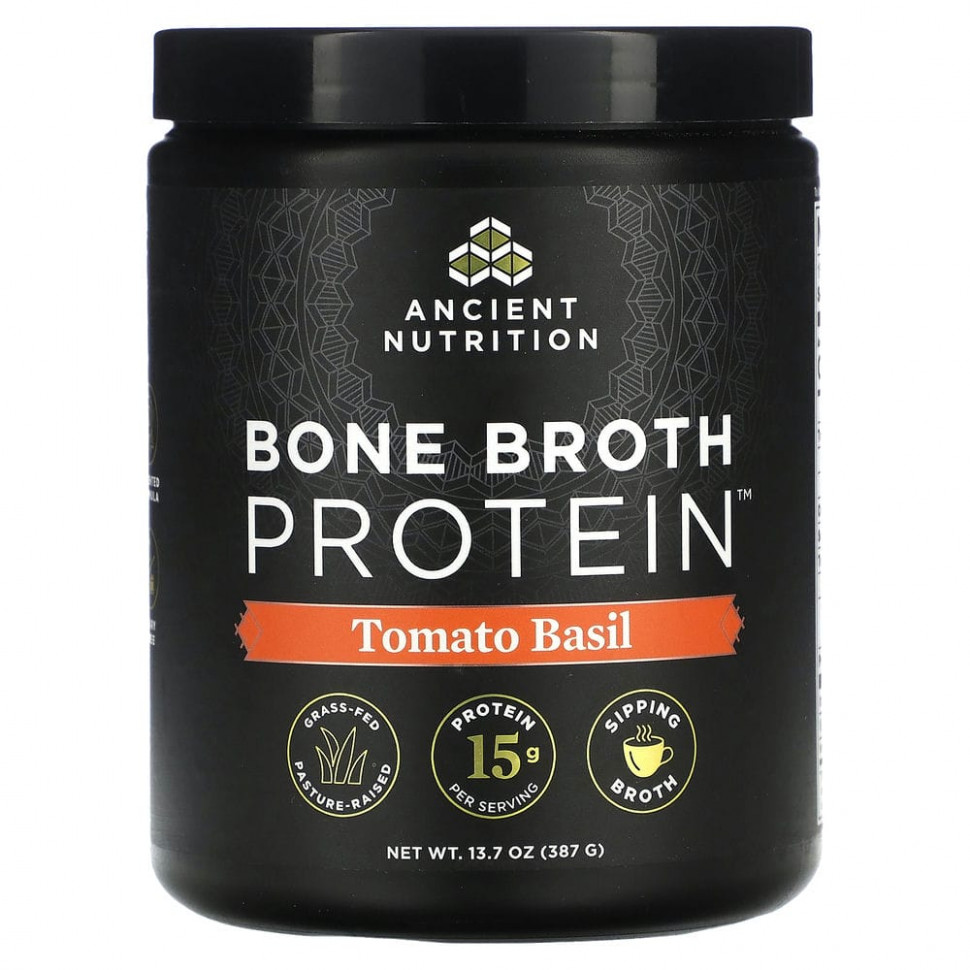 Dr. Axe / Ancient Nutrition, Bone Broth Protein,  , 387  (13,7 )  7530