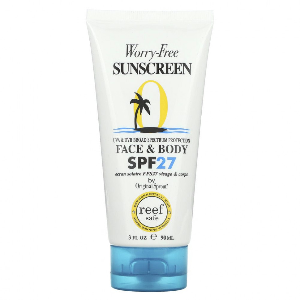 Original Sprout Inc, Worry-Free,      , SPF 27, 90  (3 . )  2340